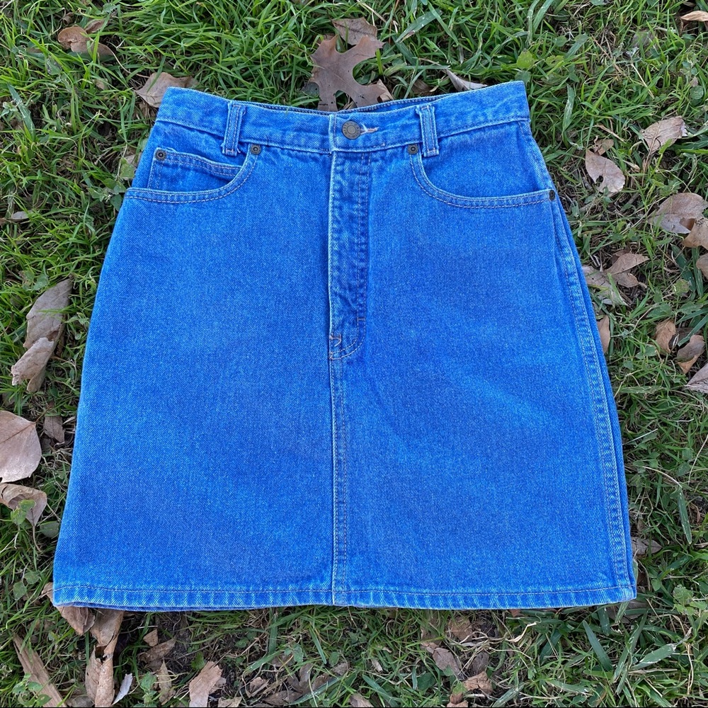 Vintage Calvin Klein Denim Mini Jean Skirt